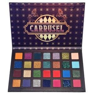 Makeup Depot Carrusel Eyeshadow Palette 28 Shimmer Sparkle Matte Shadow Colors